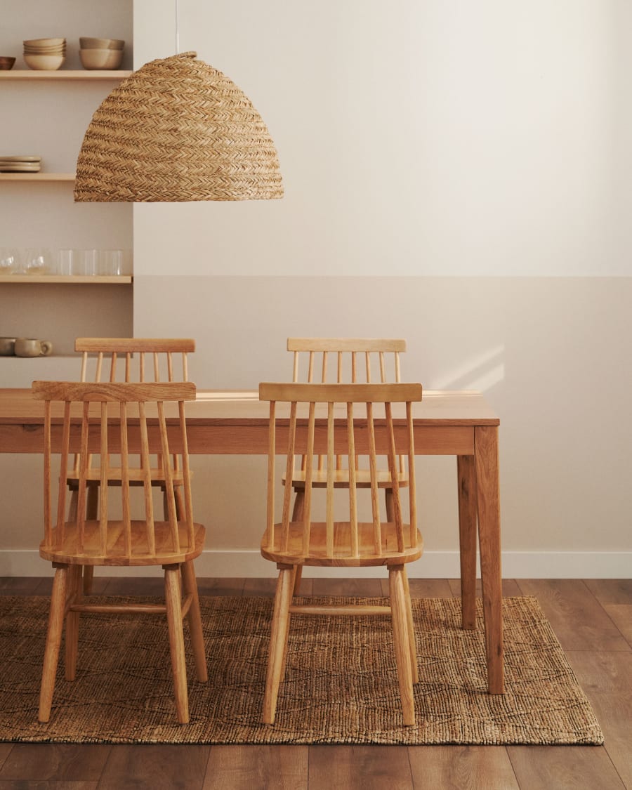 Japandi Wicker Pendant Light