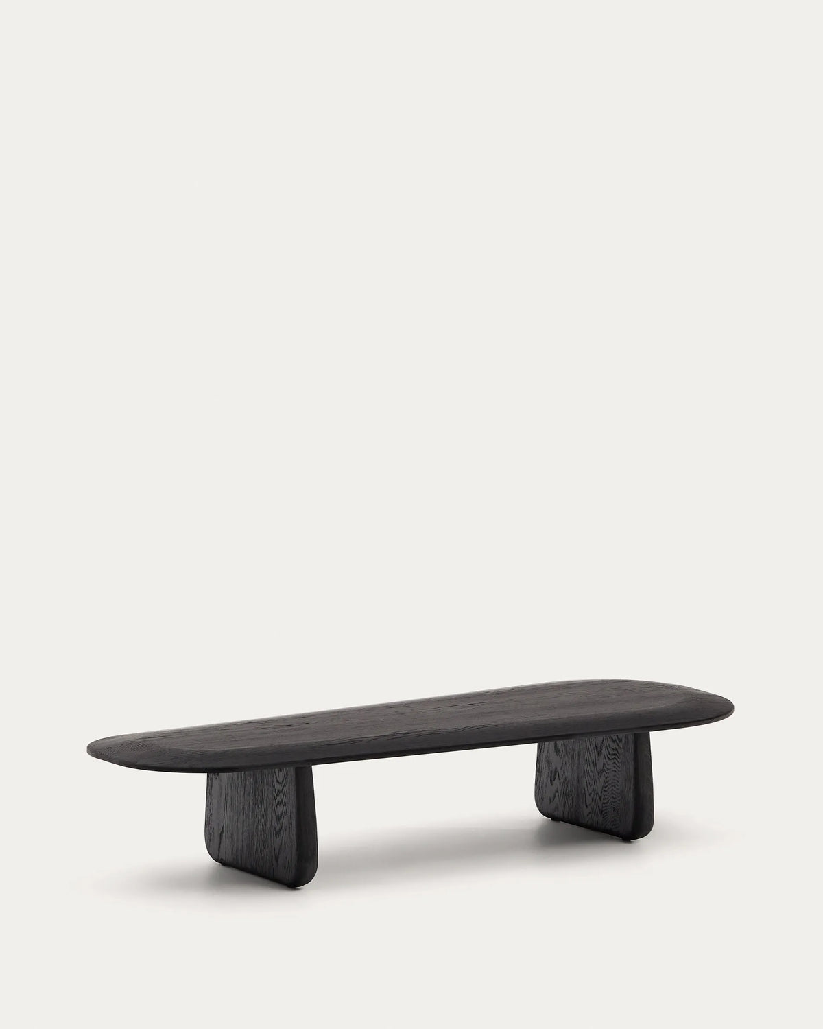 Black Organic Japandi Coffee Table