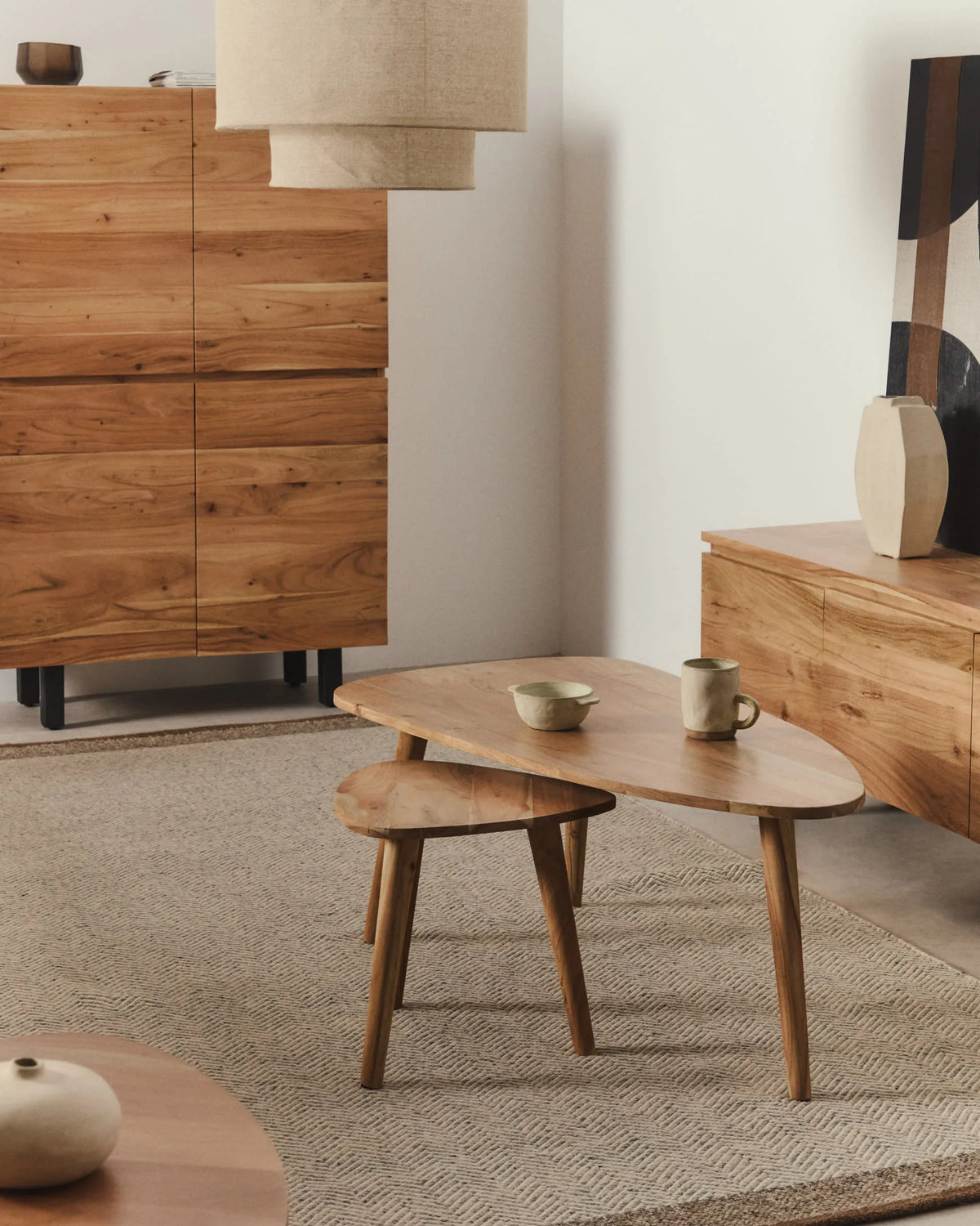 Small Japandi Coffee Table